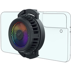 Razer Phone Cooler Chroma für Android (mit Klammern) - Smartphone Kühlungslüfter mit Chroma RGB Beleuchtung, USB-C