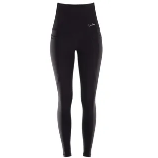 Winshape Functional Comfort Tights Hwl115c “high Waist” Mit Drei Praktischen Taschen Leggings, Schwarz, M EU