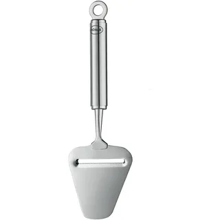 Rösle Käsehobel, hochwertiger Käseschneider für Hart- und Schnittkäse, Edelstahl 18/10, spülmaschinengeeignet, Silberfarben