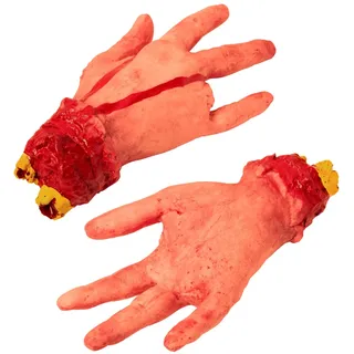 w widmann milano party fashion 81604 - Abgehackte Hand mit abgehackten Finger, in lebensgröße, Dekoration, Halloween