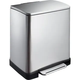 Eko E-Cube Recycling Treteimer 19 l Silber