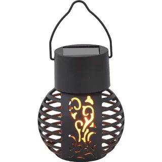 Harms Import Hilight 507405 Solar-Hängeleuchte Flammeneffekt, 3er-Set mit Schalter