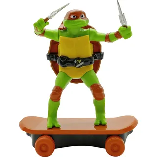 Teenage Mutant Ninja Turtles | Raphael Mutant Mayhem Skate Spielzeug | TMNT Actionfiguren Sewer Shredders, Geschenkspielzeug, Alter 3+