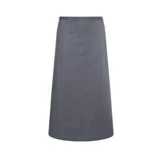 Karlowsky Ibiza Bistroschürze, 110 x 90 cm, Schürze mit durchgehendem Band aus Schürzenstoff, mit Nahtsicherung, Farbe: anthrazit