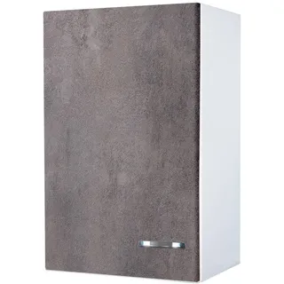 Hängende Negrari Comfort FH345DCGDX Holz Montiert Weiß Grau Corten 45x32 H70