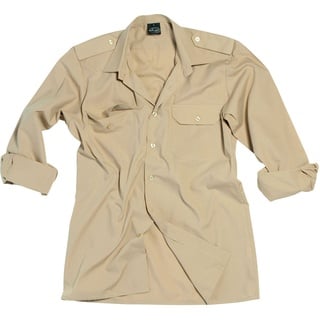 Mil-Tec Dienst, Hemd - Beige (Khaki) - 3XL