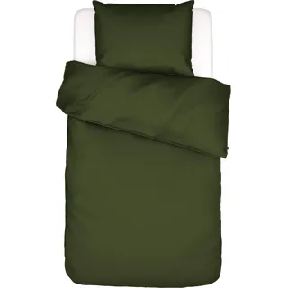 Essenza Bettwäsche »Minte, Baumwoll-Satin, unifarben« 2 Stk., tlg., grün