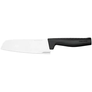 Fiskars Hard Edge Santokumesser 16 cm Schwarz