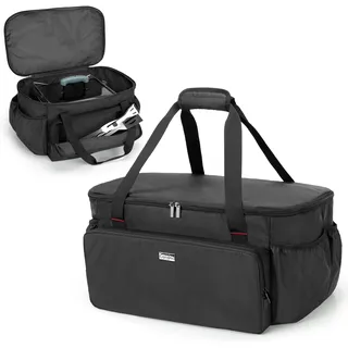 samdew Tragbare Grill Tasche Kompatibel mit Weber 1141056 Go-Anywhere Gas Grill, Camping Grill Abdeckung Kompatibel mit Weber 1131004 Go-Anywhere Holzkohle Grill, Nur Tasche