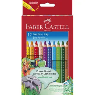 Faber-Castell Jumbo Grip Buntstifte 12 St. mehrfarbig