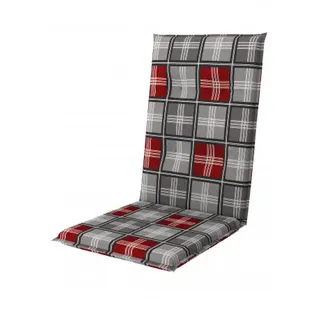 Auflage für Hochlehner Motion XL 122 x 52 x 8 cm anthrazit rot - Schwarz