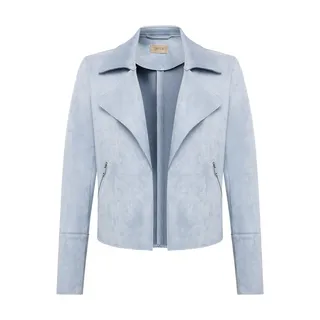 Cartoon Jackenblazer »Blazer-Jacke mit offenem Saum«, blau