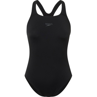 Speedo Damen Endurance+ Medalist Badeanzug, Schwarz, 36