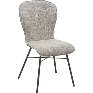 Bert Plantagie Stuhl , Anthrazit, Naturfarben , Metall, Textil, Leder , Echtleder , Color-Finish-Leder , Uni , rund , 48x91x61 cm , Lederauswahl, Stoffauswahl , Esszimmer, Stühle, Esszimmerstühle