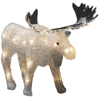 Konstsmide LED Acryl Elch 24 warm weiße Dioden