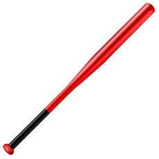 WELLDER Unisex – Erwachsene Mb81red Baseballschläger, rot, 81CM