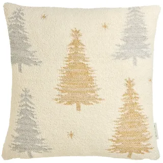 Tom Tailor Dekokissen Metallic 45 x 45 cm Beige
