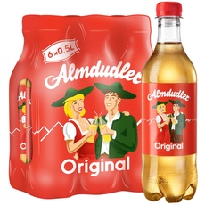 Almdudler Original Alpenkräuterlimonade (6 x 0,5 l) - Limonade aus natürlichen Kräutern - Getränk im Vorratspack