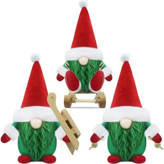 Weihnachtswichtel Weihnachtsdekoration Wichtel 3 Stück 17x10x7cm