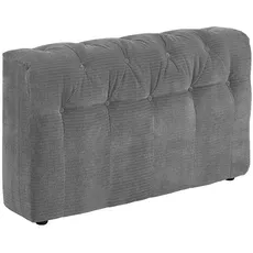 KAWOLA Sofa Seitenelement SEPHI groß Cord Vintage grau