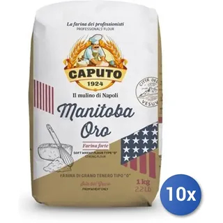 10x Multipack Caputo Farina Manitoba Oro 00 1 Kg