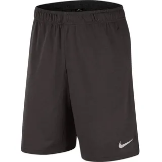 Nike Herren Dry Fit Cotton 2.0 Shorts, Black Heather/White, S