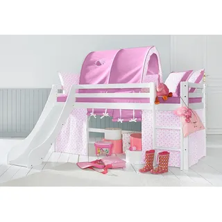Hoppekids Hochbett ECO Dream 70 x 160 cm Kiefer massiv weiß
