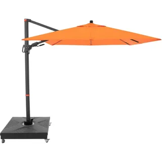 Doppler Ampelschirm MyZone 210 cm x 210 cm Orange mit Kurbelmechanik