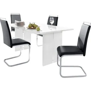 INOSIGN Essgruppe Set, 5 Stk. tlg., schwarz-weiß