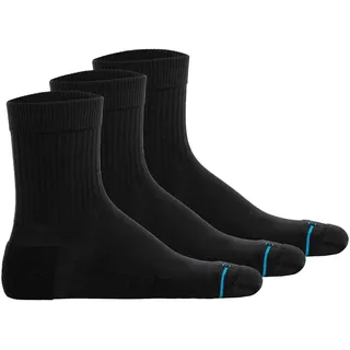 Stance Socken Icon Quarter 3er Pack Schwarz 35-37