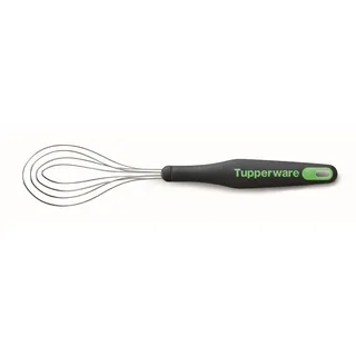 TUPPERWARE Griffbereit Tellerbesen schwarz-grün D165 Schneebesen TOP-Tellerbesen 9550