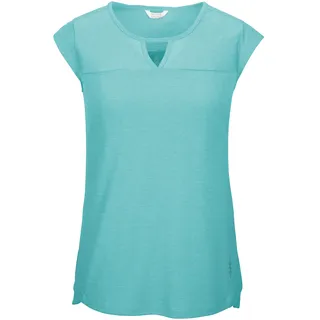 Killtec Funktionstop »KOS 76 WMN TP« Schnelltrocknendes Damen-Top mit femininem Ausschnitt und Raffung, blau