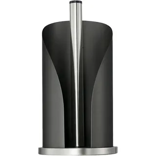 Wesco Papierrollenhalter Höhe ca. 30 cm", grau graphit matt), H:30cm Ø:15,5cm, Küchenrollenhalter, Küchenrollenhalter, für handelsübliche Küchenpapierrollen oder 2-3 Toilettenpapierrollen
