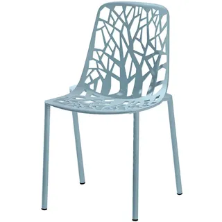Stuhl Forest Fast blau, Designer Robby & Francesca Cantarutti, 81x48x53 cm