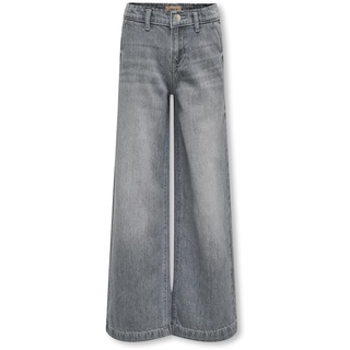 only carmakoma Mädchen Kogcomet Wide Leg DNM Mat624 Noos Weite Jeans, Medium Grey Denim, 152 EU