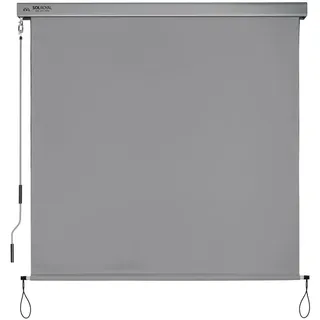 Sol Royal Balkonverkleidung 160 x 250 cm grau Aluminium