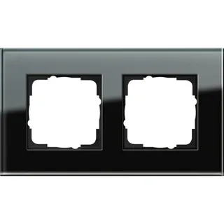 GIRA Esprit Glas, Schwarz, Schraubenlos, 95 mm, 166 mm, 9,85 mm, 1 Stück(e)