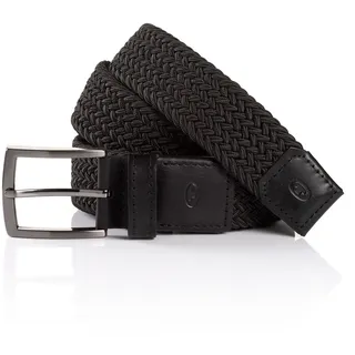 TOM TAILOR Flechtgürtel »TTJAMIE« 3,5 cm breiter Flechtgürtel, Casual Look, bis Gr. 120, schwarz