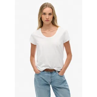 Superdry Studios Scoop Neck Weiß M