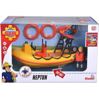 Simba Toys Feuerwehrmann Sam Neptune Boot mit Figur