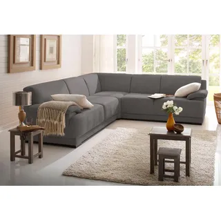Home Affaire Eckcouch Mikrofaser 2-Sitzer Grau