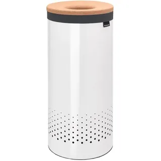 Brabantia Wäschekorb Braun, Weiß