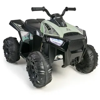 Feber - Elektrisches Quad Boxer | 12V Batterie, Vorwärts- und Rückwärtsgang, Bremse, bis zu 5 km/h, inklusive Ladegerät, 45 min Spielzeit - 3 bis 5 Jahre - Grün