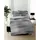 TIMELESS Gestreift 100% Baumwolle Mako-Satin Grau 135 x 200 cm + 2 x 80 x 80 cm