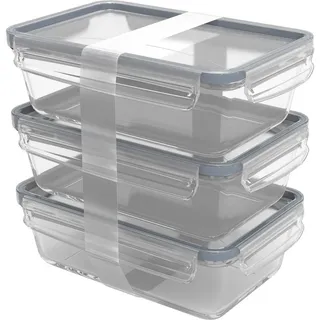 Rotho Frischhaltedosenset , 16.5x22.8x24 cm , Küchenzubehör, Vorratsbehälter, Frischhaltedosen