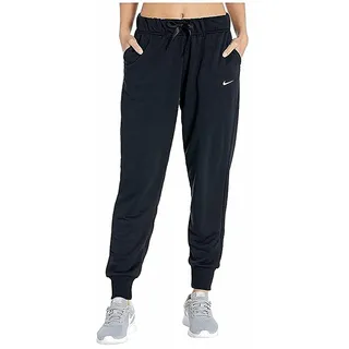 Nike Damen Dri Fleece Get Fit Hose, Black/White, M