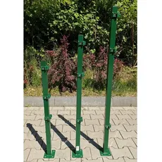 Bild Eckpfosten, Stahl, grün, SxH: 4 x 90 cm - gruen