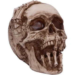 Nemesis Now Offizielles Lizenzprodukt von James Ryman, ausbrechender Totenkopf, Skelett-Schädel, 20 cm