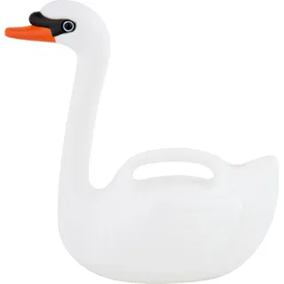 Esschert Design Gießkanne Schwan, Kunststoff, Weiß - Weiß