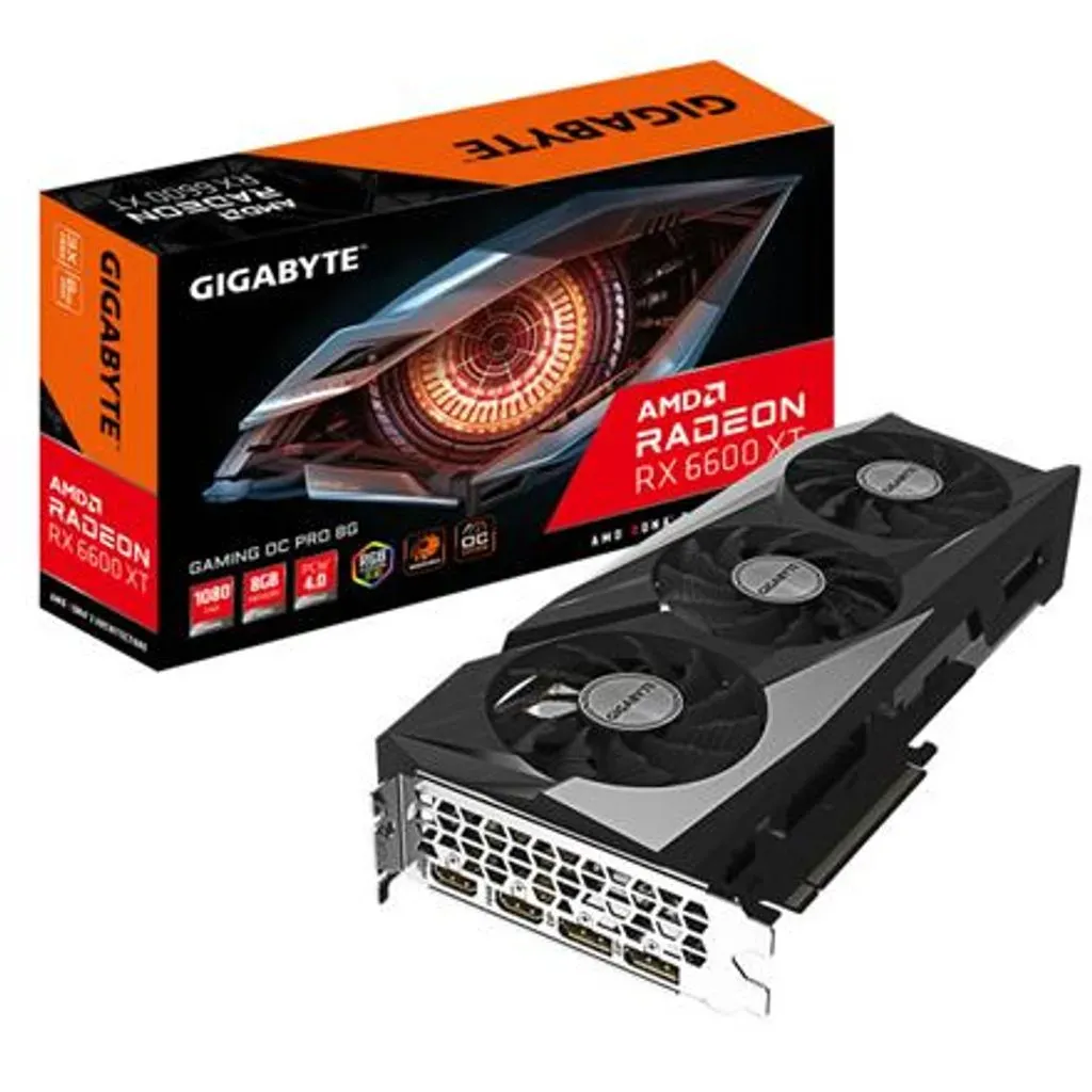 Bild von Radeon RX 6600 XT Gaming OC Pro 8 GB GDDR6 GV-R66XTGAMINGOC PRO-8GD